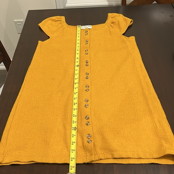 Madewell Texture & Thread Cotton Cap-Sleeve DressTungsten Glow Size S - Picture 6 of 12